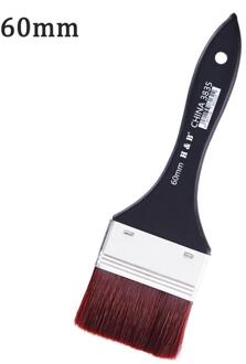 Platte Penselen Penselen Set Kunstenaar Penselen Set Acryl Olieverf Craft Art Kit 60mm