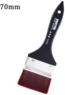 Platte Penselen Penselen Set Kunstenaar Penselen Set Acryl Olieverf Craft Art Kit 70mm
