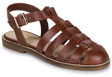 Platte sandalen Betty London KEYLA" Bruin - 36,37,38,39,40,41,42,35