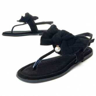 Platte Sandalen Flipp4 In Zwart