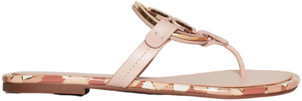 Platte sandalen Tory Burch , Pink , Dames - 36 EU