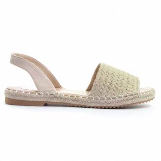 Platte Sandalen Yuttan4 In Beige