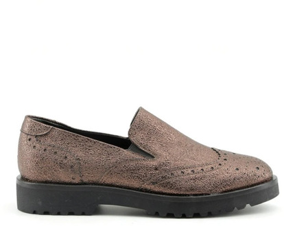 Platte schoenen - Vrouw - LUCILLA - saddlebrown