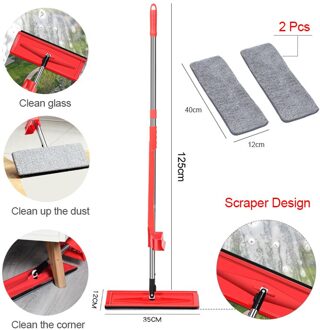 Platte Squeeze Mop Huishouden Vloer Tegel Mop Platte Huishouden Vloer Tegel Mop Platte Droge En Natte Lui Platte Mop G340641