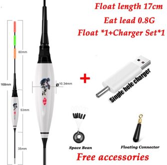 Platte Water Karper Night Fishing Float 2Pcs/3Pcs Charger Led Elektrische Vlotter Licht Visgerei Lichtgevende elektronische Vlotter