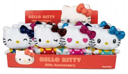 Play by Play Hello Kitty Plush Figures 16 cm 50th Anniversary Display (12)