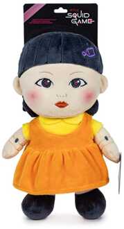 Play by Play Squid Game Plush Figure Doll with Backing Card Packaging 28 cm