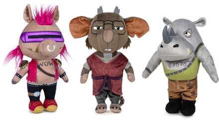 Play by Play Teenage Mutant Ninja Turtles: Mutant Mayhem Plush Figures 28 cm Assortment (24)
