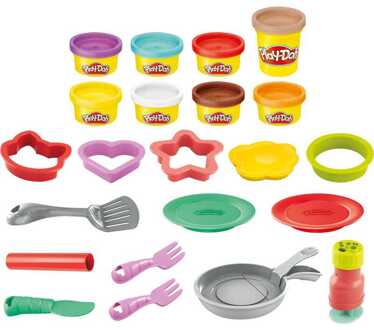 Play-Doh speelset Kitchen flip in the pan junior 23-delig Multikleur