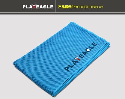 Playeagle Sport Cooling Handdoek Instant Cool Ice Gezicht Handdoeken Voor Gym Zwemmen Yoga Running Golf 100Cm X 30Cm zweet Handdoeken blauw