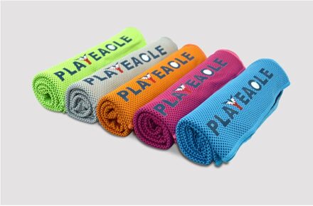 Playeagle Sport Cooling Handdoek Instant Cool Ice Gezicht Handdoeken Voor Gym Zwemmen Yoga Running Golf 100Cm X 30Cm zweet Handdoeken Roze