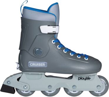 Playlife Cruiser Skates Junior (verstelbaar) grijs - blauw - 35-38