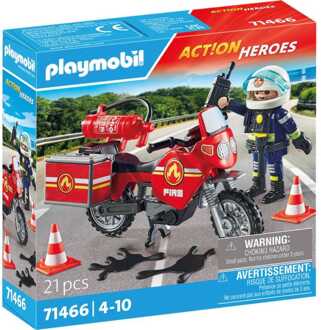PLAYMOBIL Action Heroes - Brandweer op de plaats van het ongeval Constructiespeelgoed