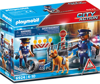 PLAYMOBIL City Action politiewegversperring 6924 Multikleur