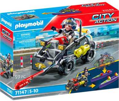 PLAYMOBIL City Action Tactical Unit - Mulit-Terrain Quad