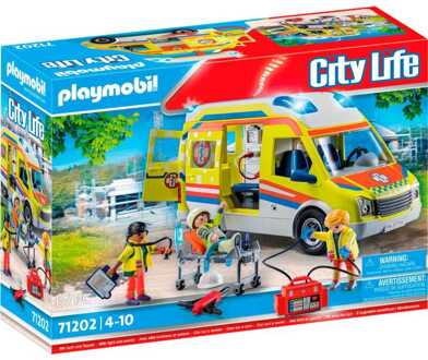 PLAYMOBIL City Life - Ambulance met licht en geluid 71202