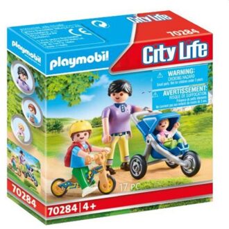 PLAYMOBIL City Life mama met kinderen 70284