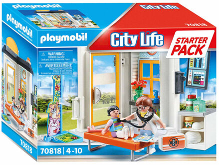 PLAYMOBIL City Life Starterpack Kinderarts - 57-delig