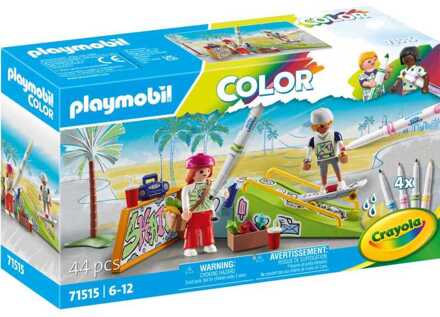 PLAYMOBIL Color - Skatepark Constructiespeelgoed