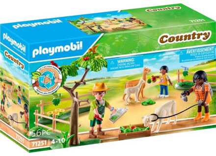 PLAYMOBIL Country - Alpaca wandeling Constructiespeelgoed