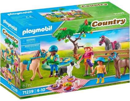 PLAYMOBIL Country - Picknick excursie met paarden 71239