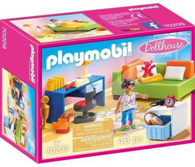 PLAYMOBIL Dollhouse kinderkamer met bedbank 70209