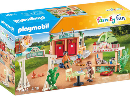 PLAYMOBIL Family Fun - Camping Constructiespeelgoed