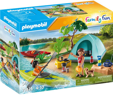 PLAYMOBIL Family Fun - Tenten Constructiespeelgoed