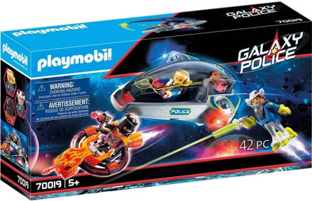 PLAYMOBIL Galaxy Police - Galaxy politie glider 70019