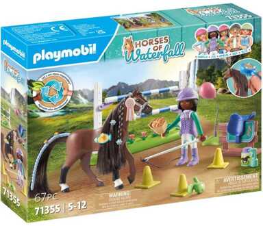 PLAYMOBIL Horses of Waterfall - Zoe en Blaze speelset Constructiespeelgoed