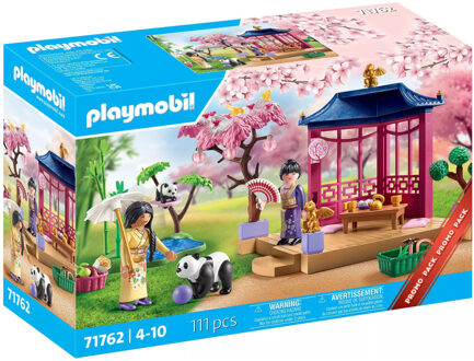 PLAYMOBIL My Life - Aziatische tuin met panda Constructiespeelgoed