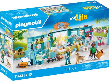 PLAYMOBIL My Life - Dierenhotel Constructiespeelgoed