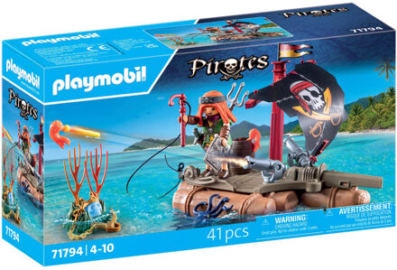 PLAYMOBIL Piratenvlot met schat Constructiespeelgoed