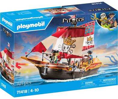PLAYMOBIL Pirates - Piratenschip Constructiespeelgoed