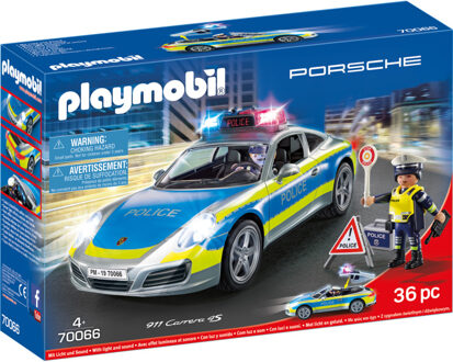 PLAYMOBIL Porsche 911 Carrera 4S politie 70066