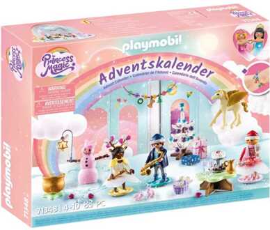 PLAYMOBIL Princess Magic - Adventskalender Kerstmis onder de Regenboog Constructiespeelgoed