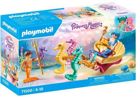 PLAYMOBIL Princess Magic - Zeemeermin zeepaard koets Constructiespeelgoed