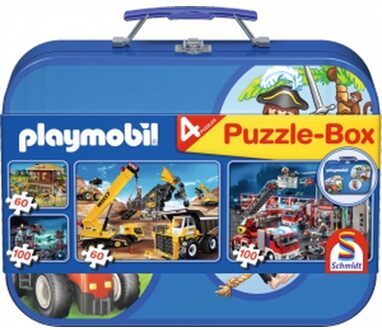 PLAYMOBIL puzzelbox 2x60 en 2x100 stukjes