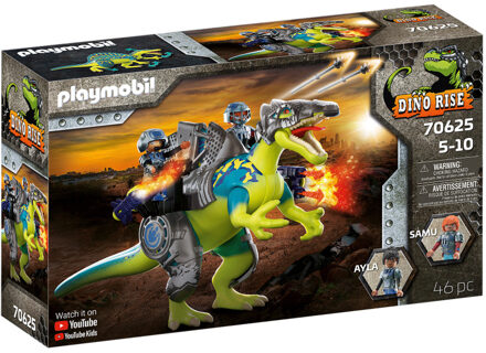 PLAYMOBIL spinosaurus: dubbele verdediging Dino Rise (70625)