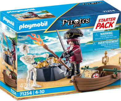 PLAYMOBIL Starter Packs - Starterpack Piraat met roeiboot 71254