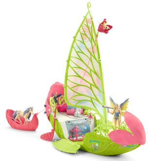 Playset Schleich Sera's magical flower boat Paard Plastic Multikleur