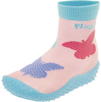 Playshoes Aqua Sok Vlinders Roze/lichtroze - 20/21