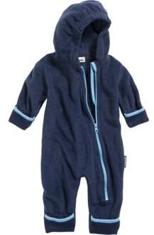 Playshoes Babypyjama Onesie Fleece Junior Navy Blauw