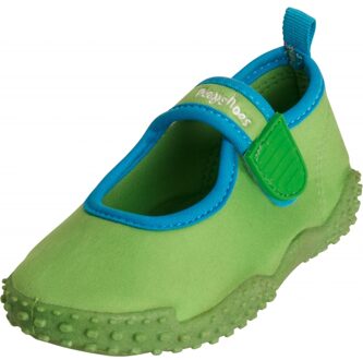 Playshoes Groene waterschoenen met anti-slip zool
