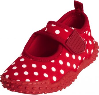 Playshoes Meisjes waterschoenen rood met stippen 24/25 (2-4 jr)