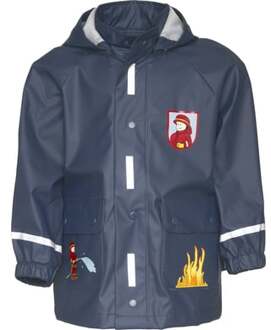 Playshoes Regenjas Kinderen Brandweer - Donkerblauw - Maat 80