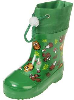 Playshoes regenlaarzen bosdieren groen