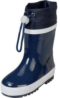 Playshoes Regenlaarzen met trekkoord Kinderen - Donkerblauw - Maat 34-35