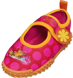 Playshoes Roze kids waterschoenen met bloem