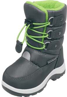 Playshoes snowboots koord antraciet groen